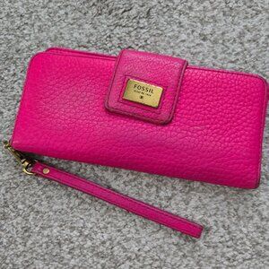 Fossil Leather Wallet | Classic & Beautiful | Pink /Women’s / Lightly Loved